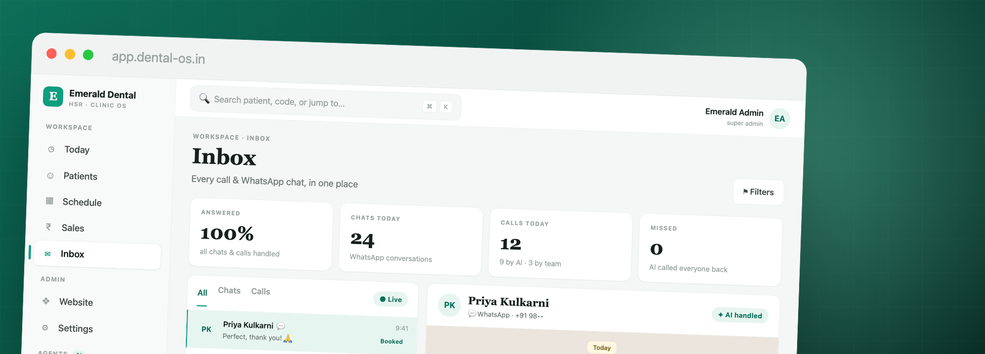 Onvertz — reviews inbox
