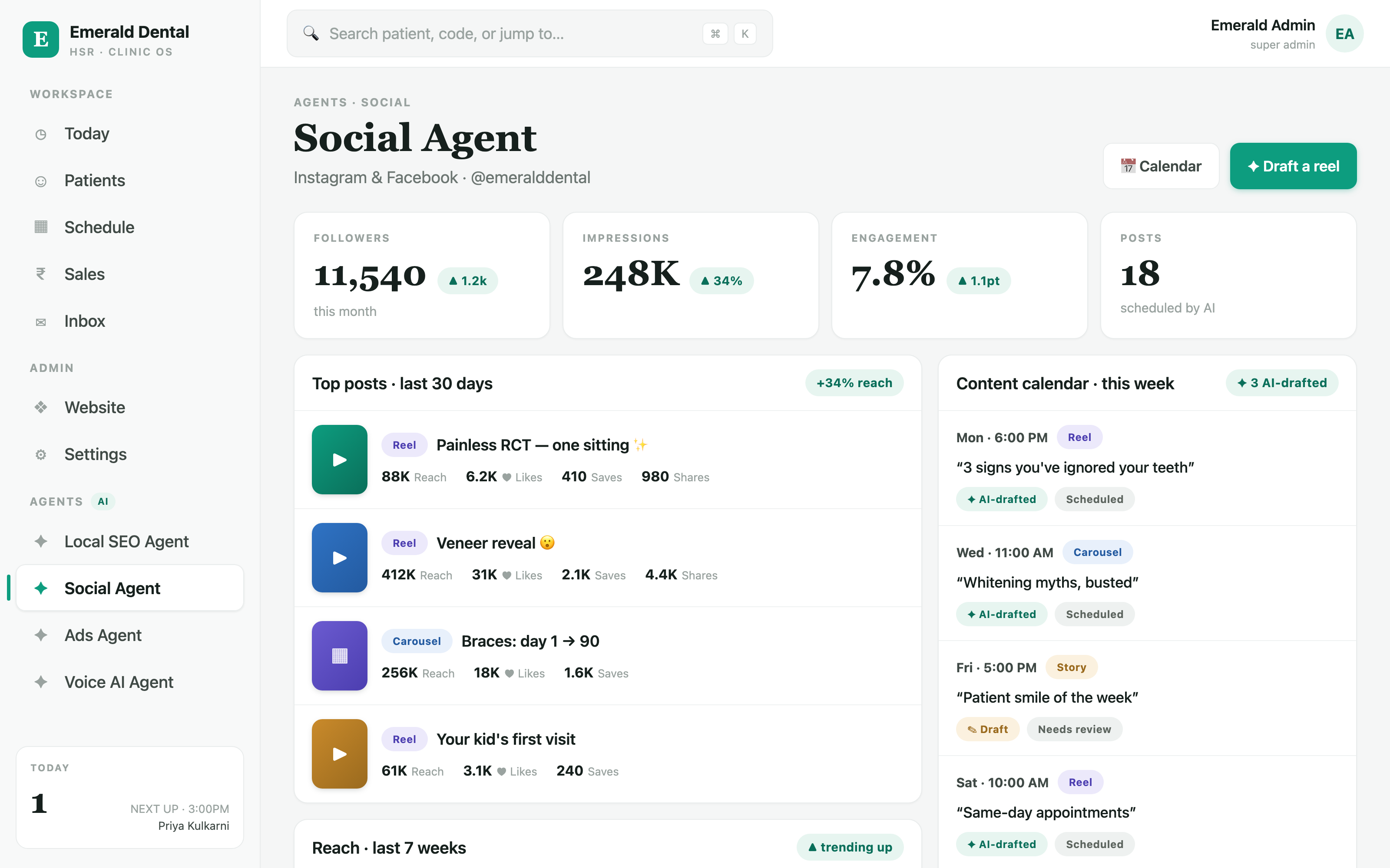 Onvertz — Reviews & Reputation dashboard