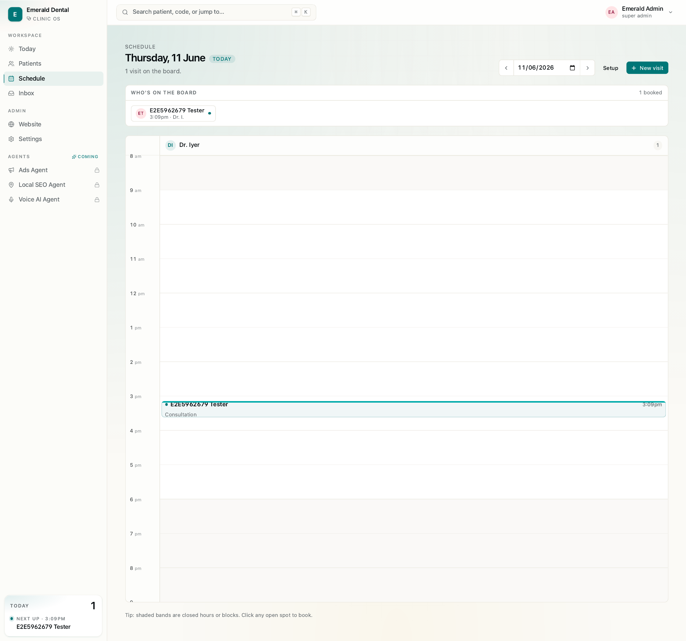 Onvertz — multi-location metrics board